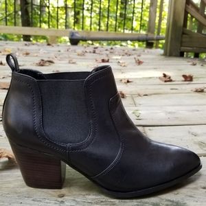 BELLA VITA LEATHER EMERSON CHELSEA BOOTS SIZE 9W